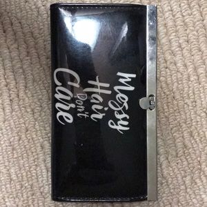 “messy hair don’t care” wallet